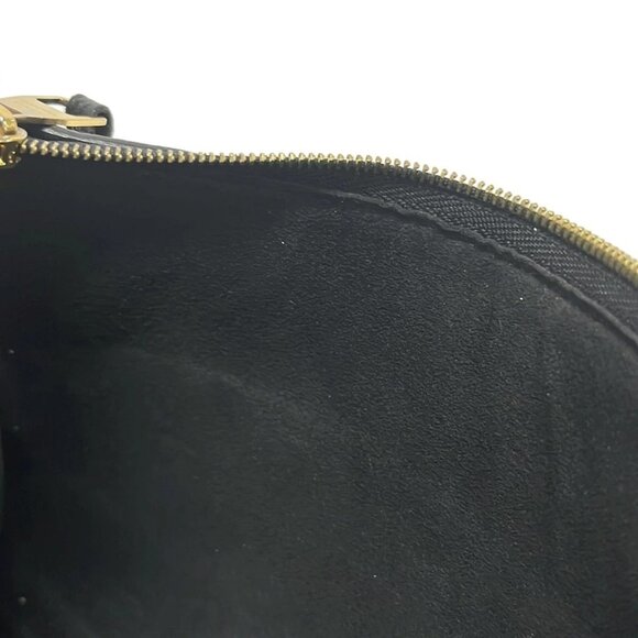 Auth LOUIS VUITTON Pochette Double Zip M68568 Noir Monogram Empreinte - Picture 13 of 16